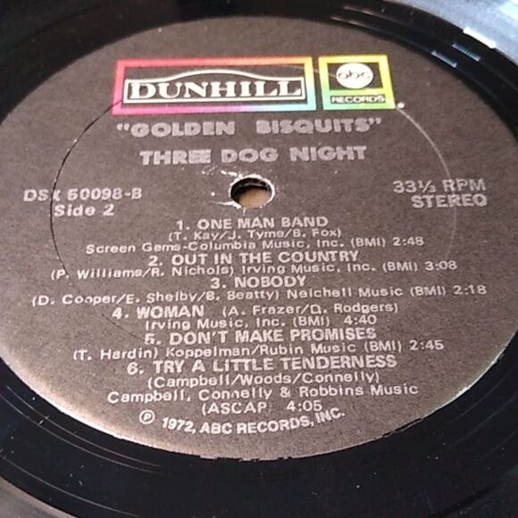 Three Dog Night Golden Bisquits Vinyl Record - Picture 11 of 11